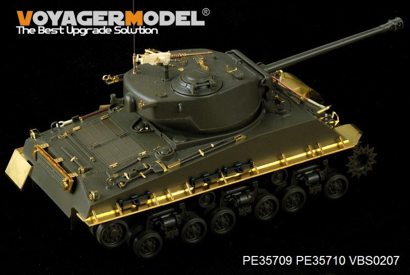 Voyager Model PE35710 Garde-boues/Chenilles pour char Sherman M4A3E8 américain de la Seconde Guerre mondiale, compatible avec le TAMIYA 25175 au 1/35  – Bild 2