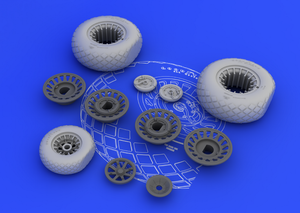 Roues Eduard 632014 B-25H/J 1/32 HK MODELS – immagine 2