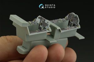 Intérieur coloré imprimé en 3D pour F-15D (Quinta Studio QD48415) sur papier décalcomanie (Academy) à l&amp;#39;échelle 1/48 – Bild 9