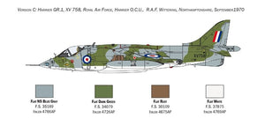 Italeri 1435 HARRIER GR.1 Course aérienne transatlantique 50e anniversaire 1/72 – Bild 4
