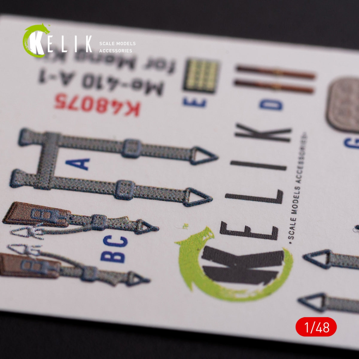 KELIK K48075 Messerschmitt Me-410 A1 autocollants 3D intérieurs pour kit modèle Meng 1/48 – image 8