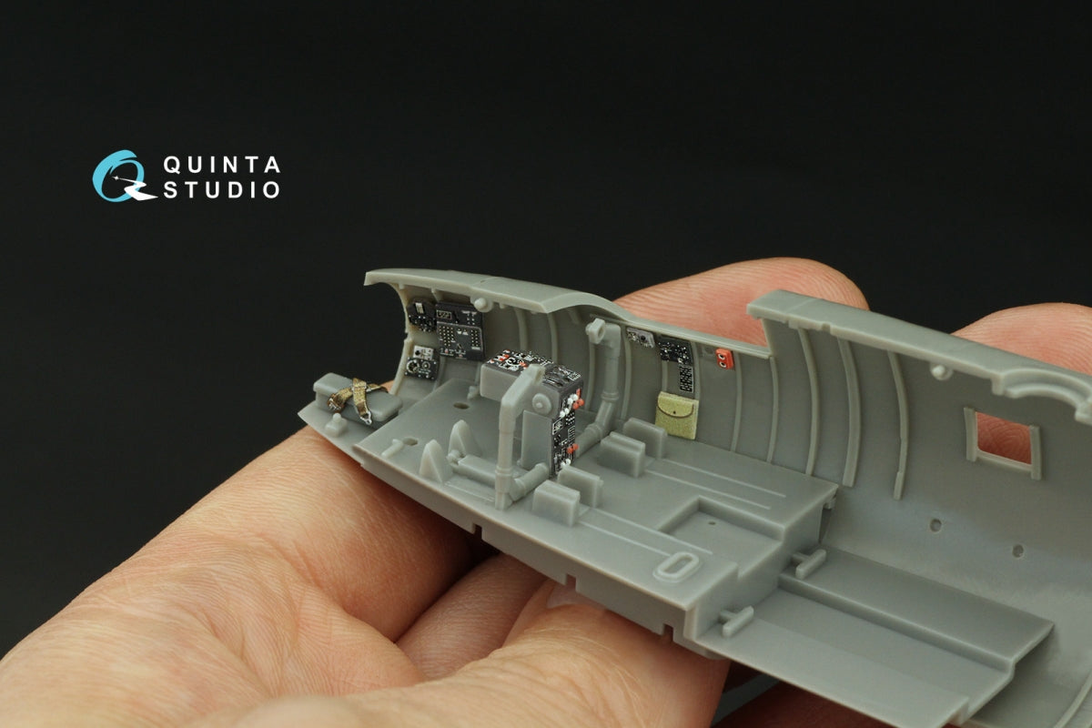 Intérieur imprimé en 3D et coloré sur papier décalcomanie Quinta Studio QD72176 B-26B Marauder (Hasegawa/Eduard/Hobby2000) 1/72 – Bild 7