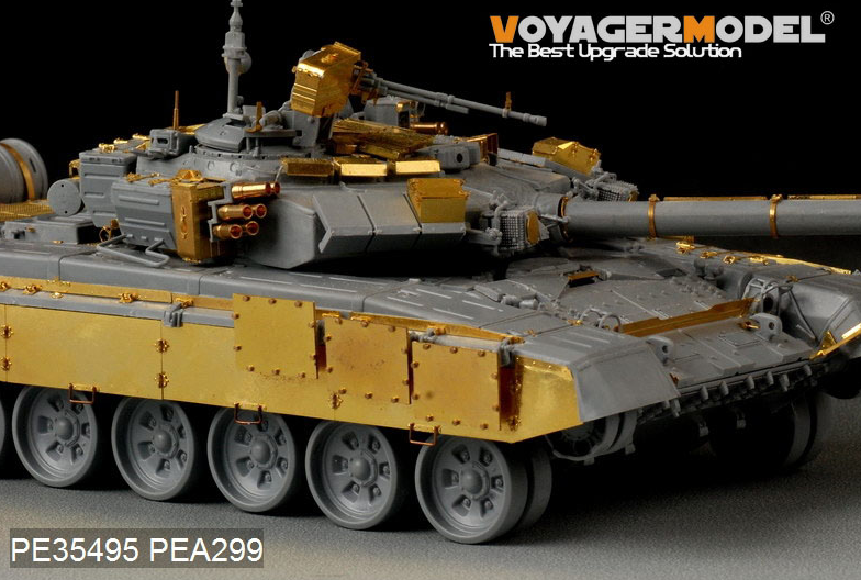 Maquette Voyager PEA299, jupe latérale pour char de combat principal russe moderne T-90A (pour Zvezda 3573), échelle 1/35 – imagen 2