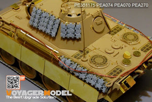 Maquette Voyager PE351175 Panther G allemand de la Seconde Guerre mondiale, version de base (pour HOBBYBOSS 84551) 1/35 – image 7