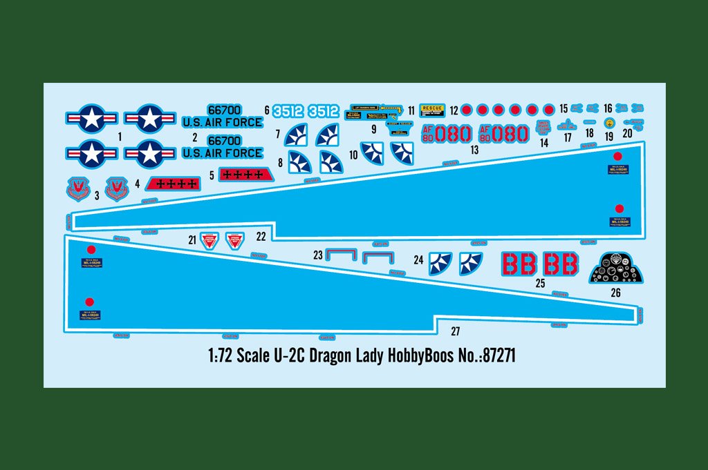 Hobby Boss 87271 U-2C Dragon Lady 1/72 – image 3