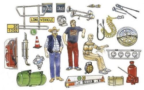 Accessoires pour camions Italeri 0720 (1/24)