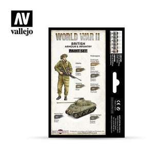 Vallejo 70204 Blindés et infanterie britanniques de la Seconde Guerre mondiale 6x17ml – immagine 2