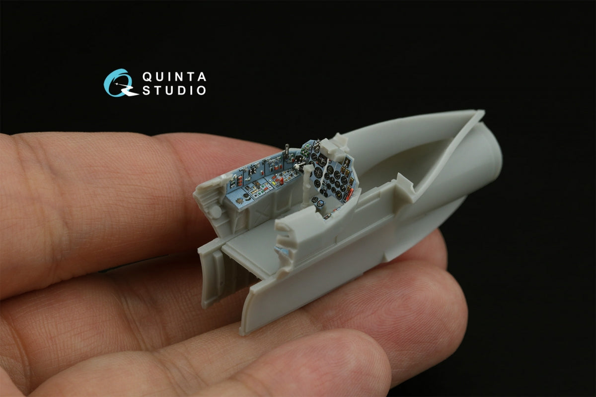 Intérieur coloré imprimé en 3D sur papier décalcomanie (Modelsvit) pour Su-17M3 (Quinta Studio QD+72168) (avec pièce en résine imprimée en 3D) 1/72 – image 9
