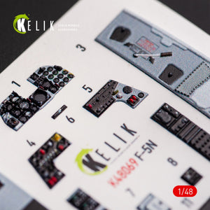 Décalcomanies 3D intérieures KELIK K48069 pour maquette AFV Club au 1/48 – immagine 8