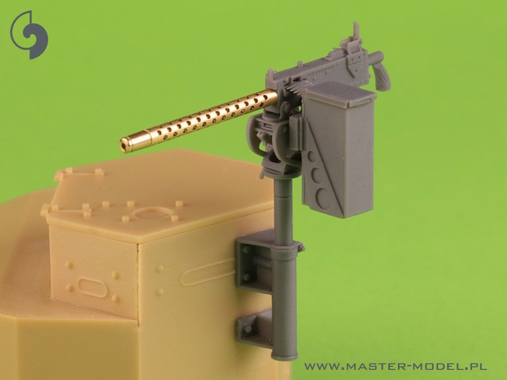 Master GM-35-087 Browning M1919 A4 .30 cal (7,62mm) - z uchwytem plot. M20 (używany np. na M3 Stuart) lub z kołyską D7431 (np. M3 Scout Car) 1/35 – zdjęcie 2
