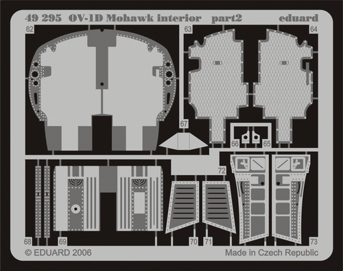 Intérieur Eduard 49295 OV-1D 1/48 RODEN