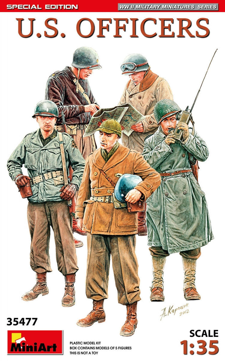 MiniArt 35477 OFFICIERS AMÉRICAINS. ÉDITION SPÉCIALE 1/35