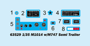 J&amp;#39;adore le kit 63529 M1014 Remorquage de remorque M747 Semi-remorque 1/35 – image 3