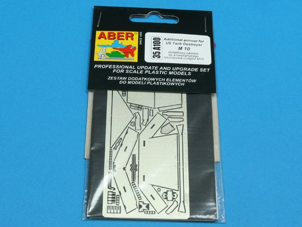 Blindage additionnel Aber 35A100 pour chasseur de chars américain M10 (1/35) – immagine 3