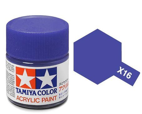 Tamiya 81016 Peinture acrylique X-16 violette 23 ml