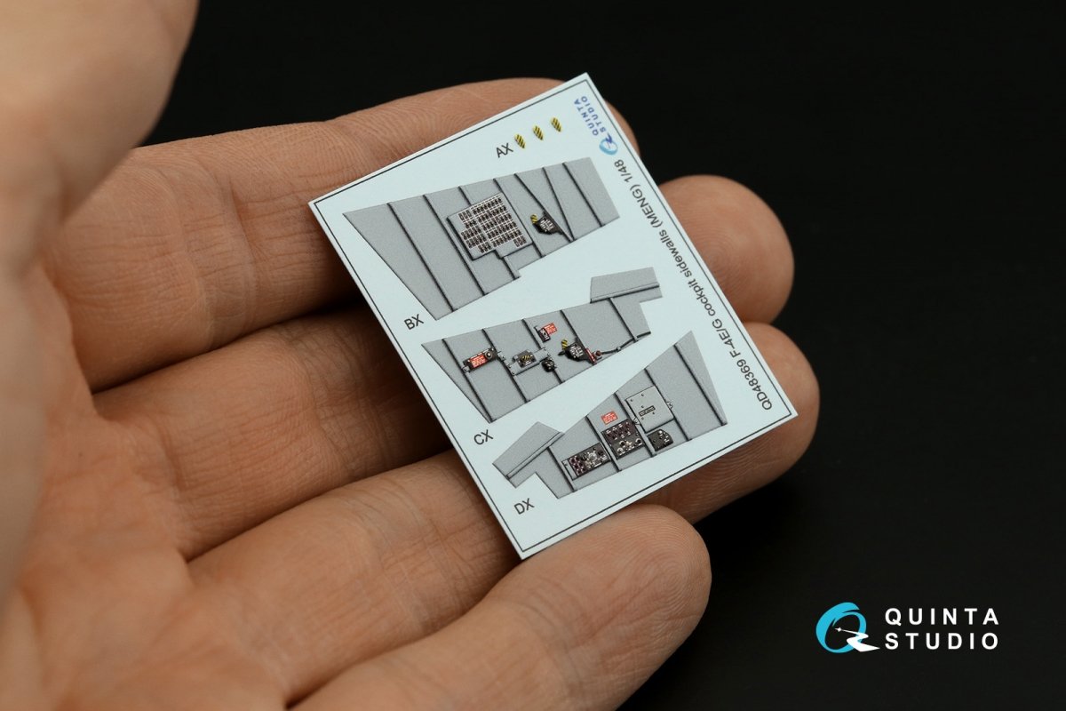 Quinta Studio QD+48371 F-4E avec intérieur imprimé en 3D et coloré DMAS sur papier décalcomanie (Meng) (avec pièces en résine imprimées en 3D) 1/48 – Bild 8