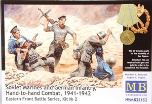 Master Box 35152 Marines soviétiques Infanterie allemande 1941-1942 (1/35)