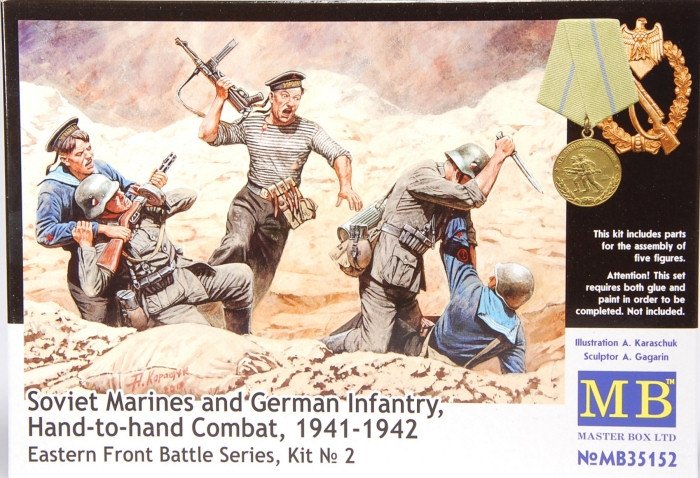 Master Box 35152 Marines soviétiques Infanterie allemande 1941-1942 (1/35)