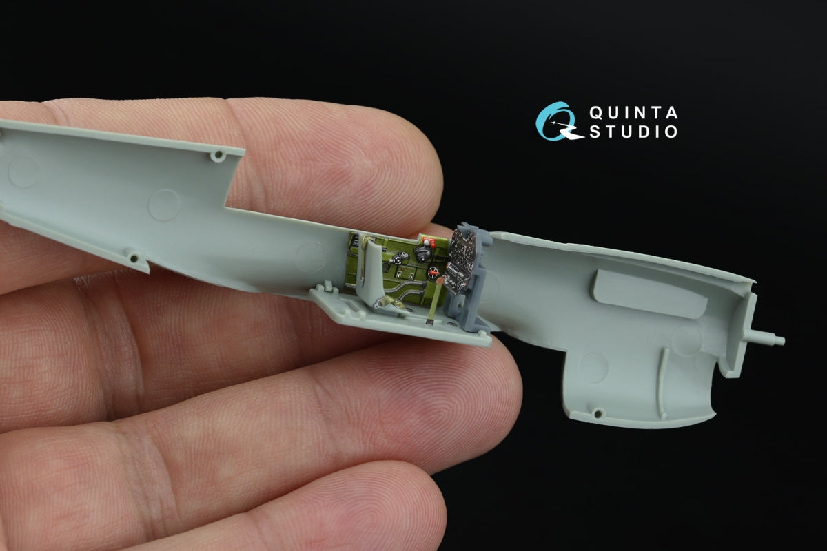 Quinta Studio QD+72214 P-40N Warhawk Intérieur imprimé en 3D et coloré sur papier décalcomanie (Academy) (avec pièces en résine imprimées en 3D) 1/72 – Bild 7
