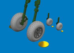 Roues Eduard 6481059 P-40E à bande de roulement à blocs Eduard 1/48 – image 2