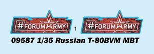 Trumpeter 09587 Char de combat principal russe T-80BVM 1/35 – image 17