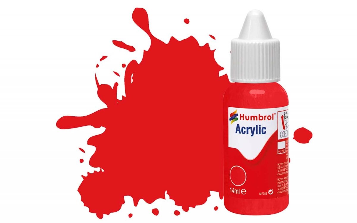 Humbrol DB0209 N° 209 Orange Feu - Brillant - 14 ml.