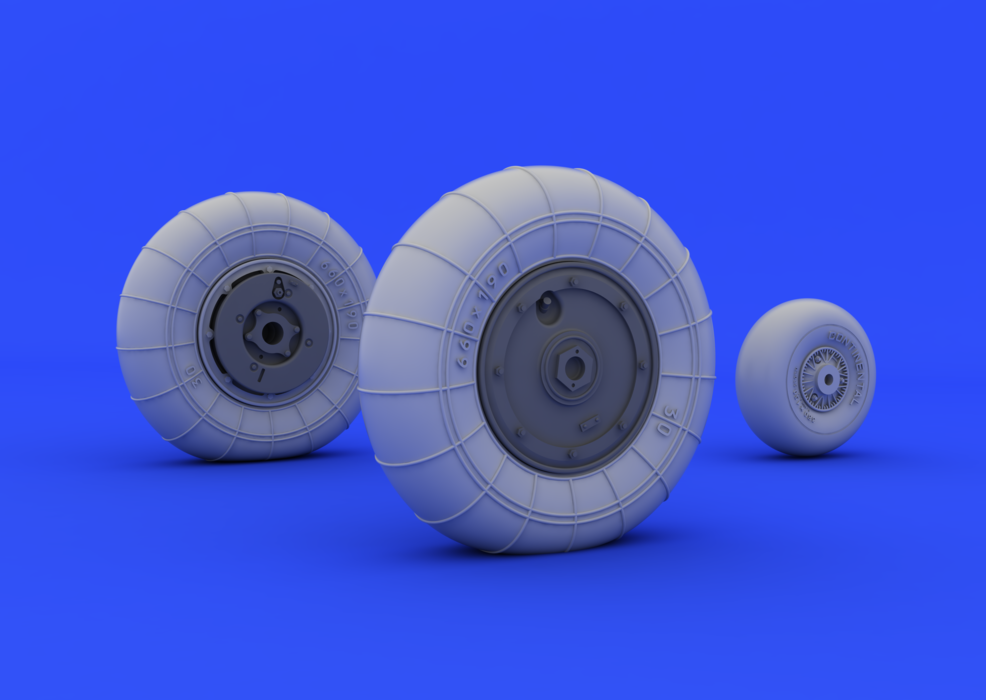 Roues Eduard 632040 Bf 109G-10 au 1/32 (Revell)  – immagine 3