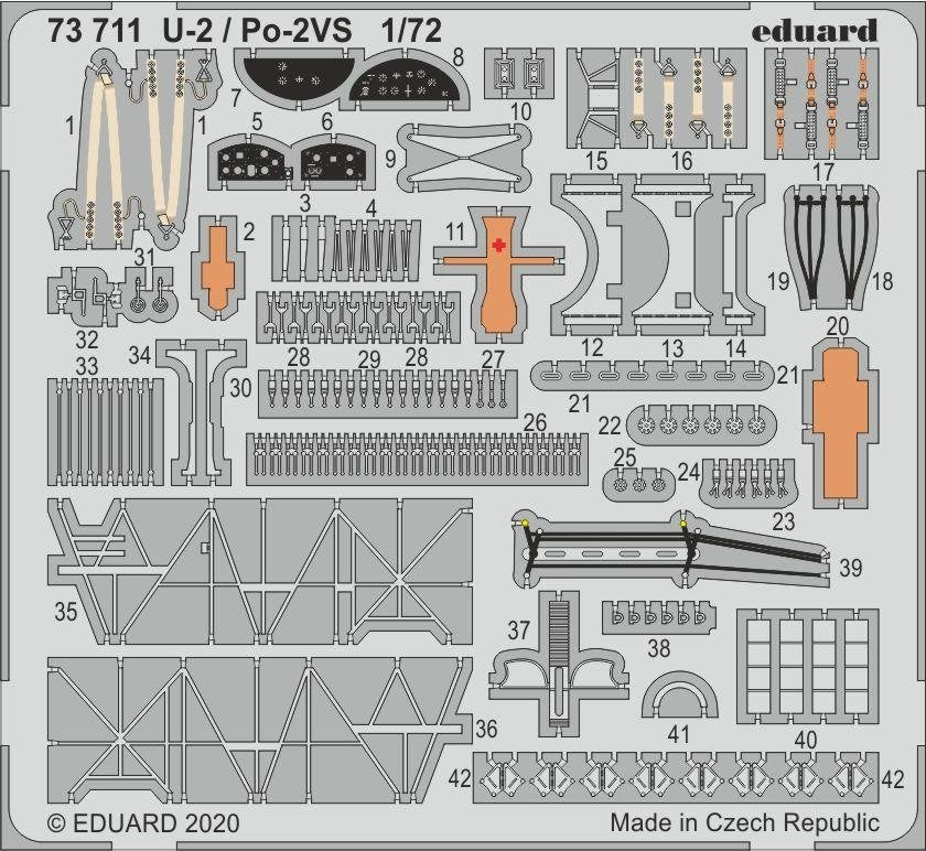 Eduard 73711 U-2/Po-2VS pour ICM 1/72