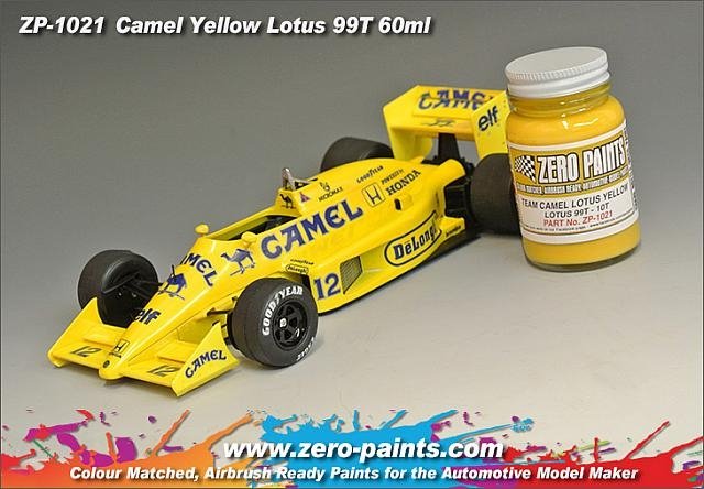 Peinture Zero Paints ZP-1021 Team Camel Lotus Yellow (99T -100T) 60 ml – image 4