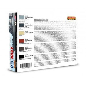 Coffret de peinture acrylique Lifecolor CS52, bleu marine américain moderne, 6 x 22 ml – immagine 2