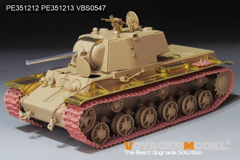 Voyager Model PE351213 Garde-boues de char russe KV-1 de la Seconde Guerre mondiale (pour RFM 5041) 1/35 – imagen 2