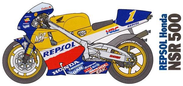Zero Paints ZP-1097 Repsol Honda NSR500 1999 Paint Set 3x30ml – zdjęcie 3