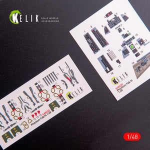 KELIK K48020 Décalcomanies 3D intérieures pour maquette Academy au 1/48 du F-4B/N – image 5