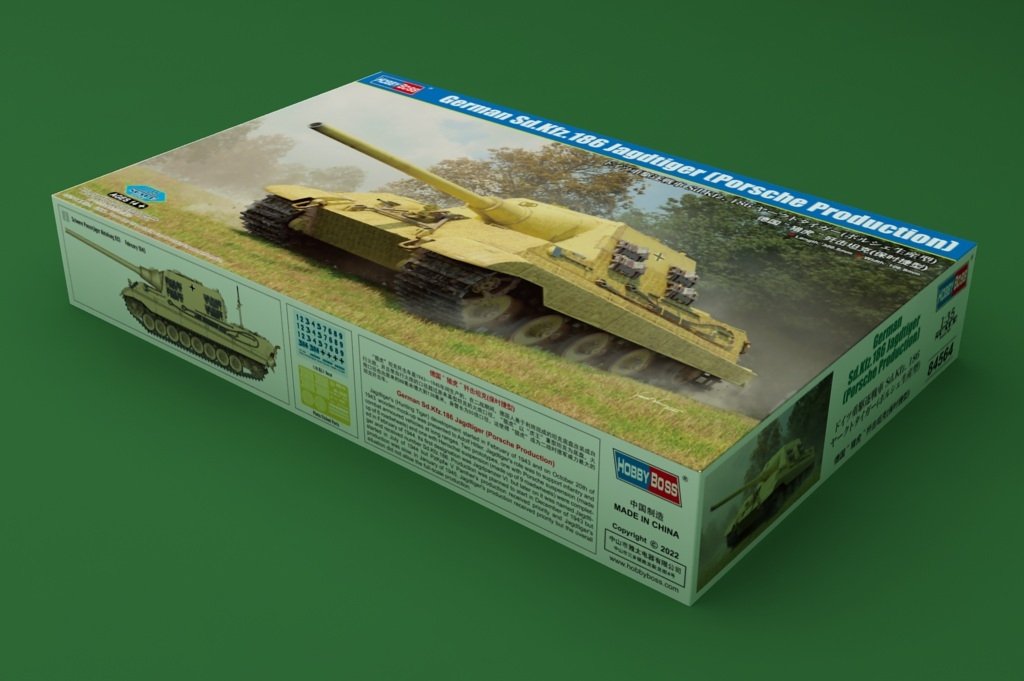 Hobby Boss 84564 allemand Sd.Kfz.186 Jagdtiger (Porsche Production) 1/35  – immagine 2