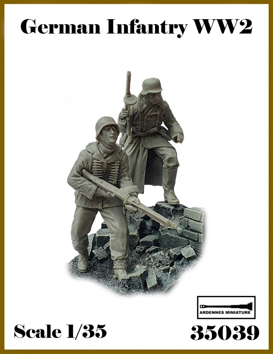 Ardennes Miniature 35039 INFANTERIE ALLEMANDE Seconde Guerre mondiale 1/35