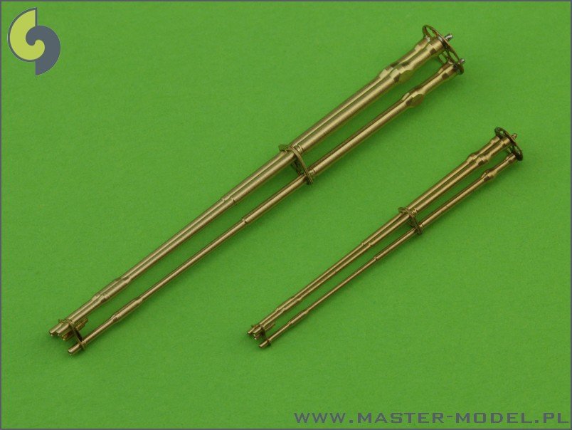 Master AM-48-056 M197 - Canon rotatif à trois tubes de 20 mm - tubes tournés avec brides de canon photogravées - utilisé sur AH-1 Cobra (1/48) – immagine 7