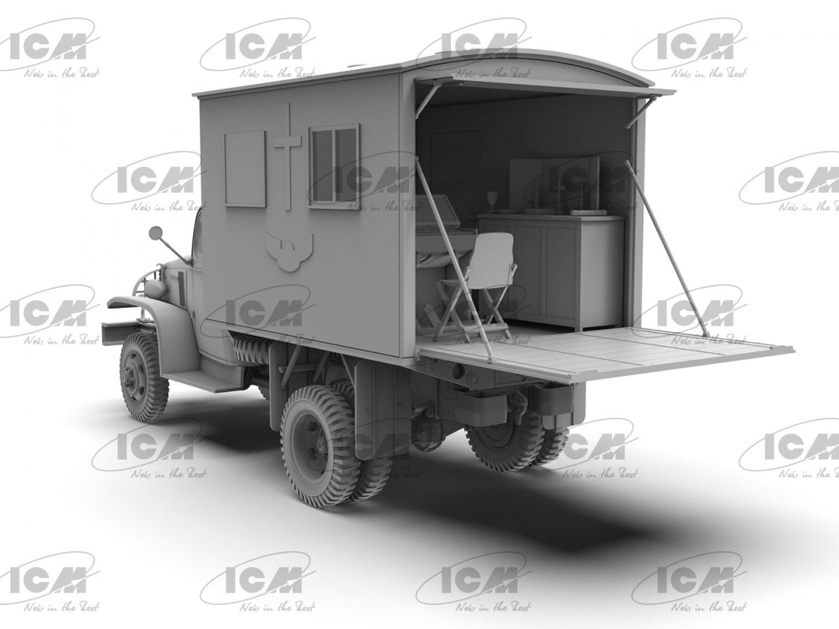 ICM 35586 Chapelle mobile de l&amp;#39;armée britannique de la Seconde Guerre mondiale, échelle 1/35 – image 7