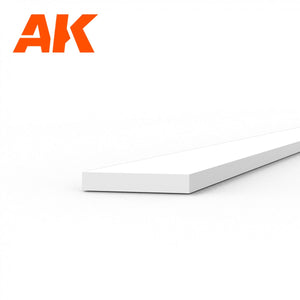 AK Interactive AK6510 BANDES 0,50 X 3,00 X 350MM – BANDE DE STYRÈNE – (10 UNITÉS)  – image 2