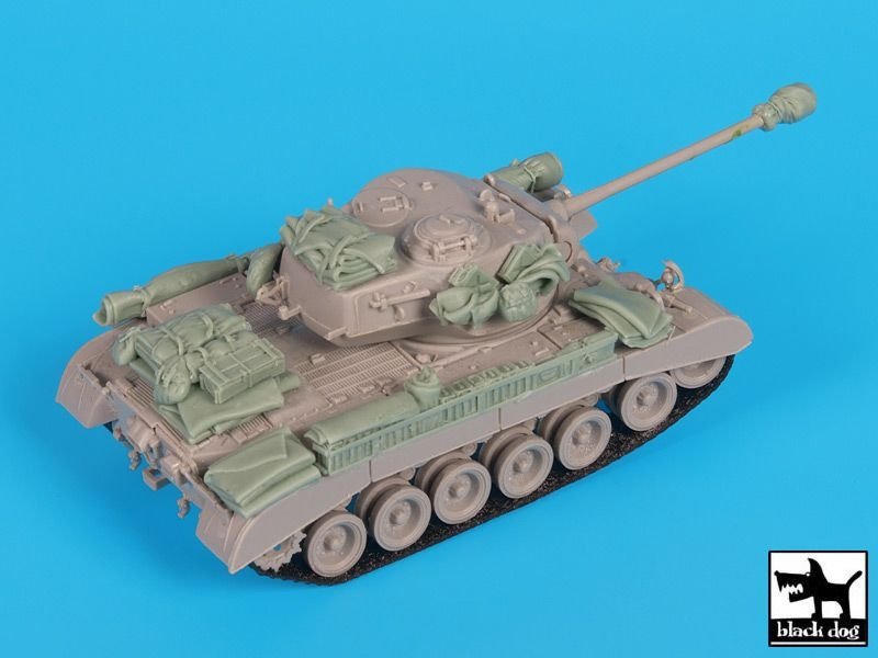 Ensemble d&amp;#39;accessoires Black Dog T72099 pour char américain M26 Pershing au 1/72 (Trumpeter) – image 5