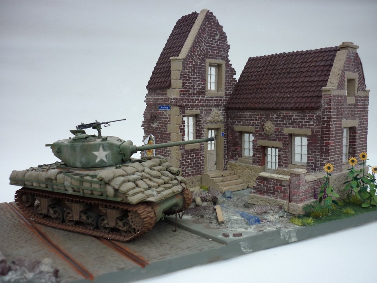 RT-Diorama 35193 Diorama-Base : &amp;quot;Arnheim 1944&amp;quot; Nouvelle version 1/35  – image 7