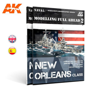 AK Interactive AK895 MODÉLISATION COMPLÈTE DE LA CLASSE NEW ORLEANS 2 (Anglais)