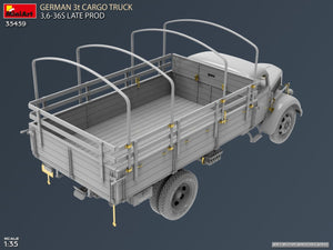 MiniArt 35459 Camion cargo allemand 3 tonnes, production tardive, échelle 1/35 – imagen 5