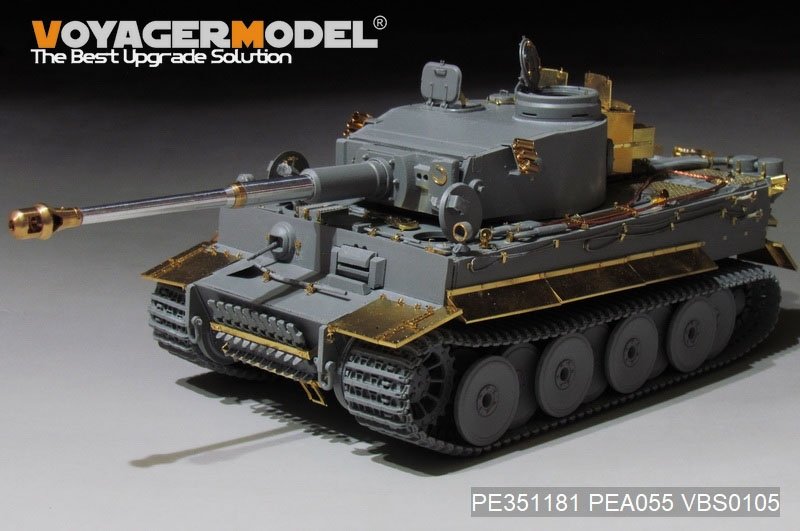 Maquette Voyager PE351181 Char Tiger I allemand de la Seconde Guerre mondiale, première production (pour Border BT-010) 1/35 – Bild 7