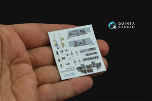 Intérieur imprimé en 3D et coloré sur papier décalcomanie Quinta Studio QD72089 Su-24MR (Trumpeter) 1/72  – image 3