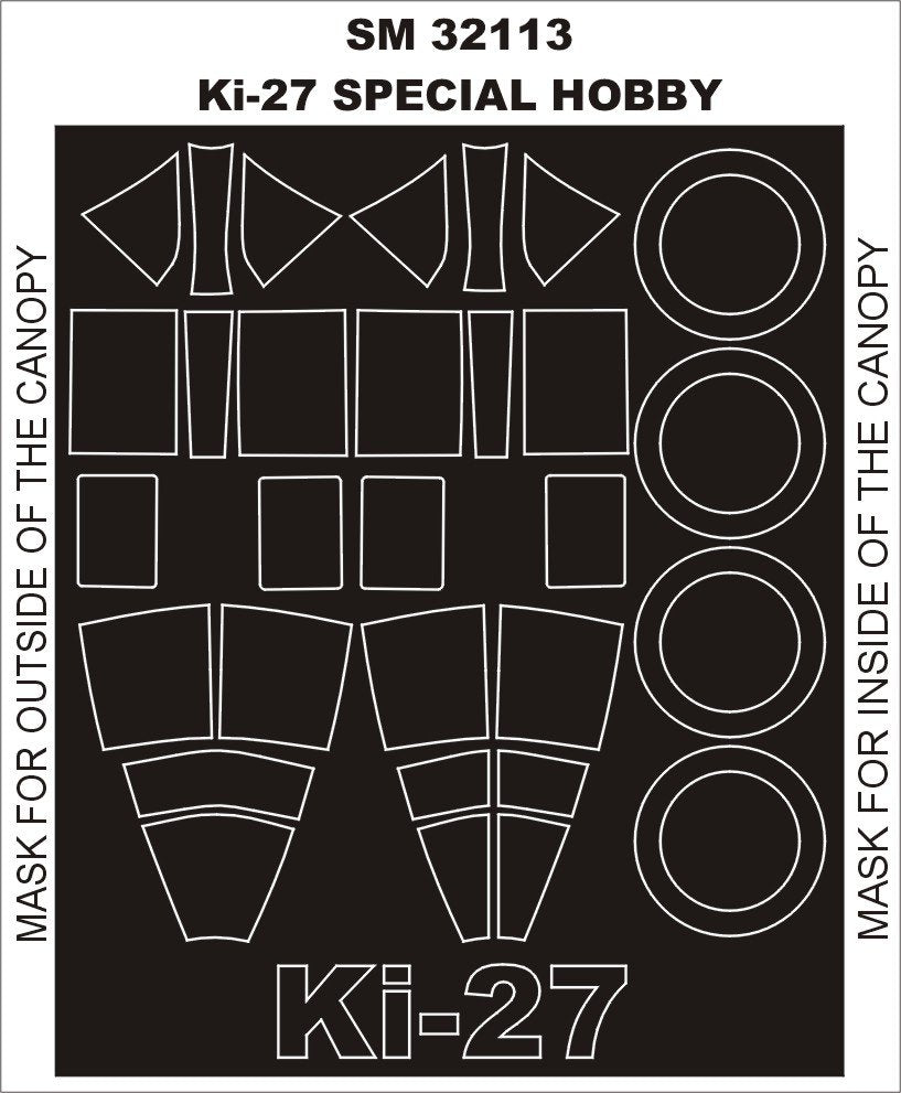 Montex SM32113 Ki-27 NATE SPECIAL HOBBY