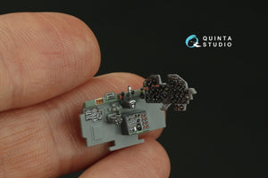 Intérieur imprimé en 3D et coloré sur papier décalcomanie Quinta Studio QD72122 P-47D Thunderbolt Razorback (Tamiya) 1/72 – immagine 10