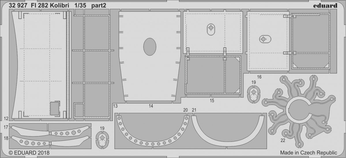 Eduard 32927 Fl 282 Kolibri MINIART 1/35 – Bild 2
