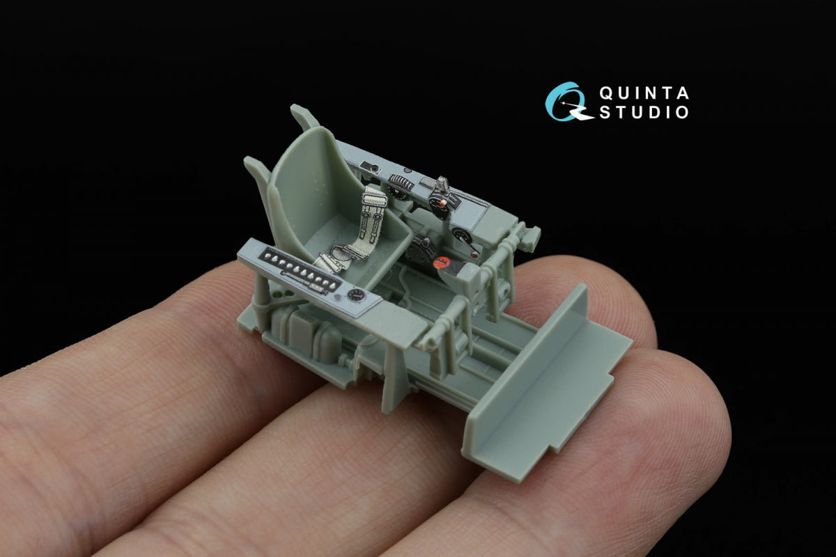 Intérieur imprimé en 3D et coloré sur papier décalcomanie Quinta Studio QD48540 F3F-2 (Academy/Accurate Miniatures) 1/48  – image 11