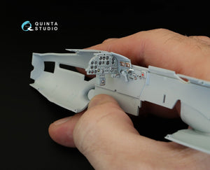 Intérieur monoplace imprimé en 3D et coloré pour maquette Quinta Studio QD48072 Il-2 (pour kit) 1/48 – image 7
