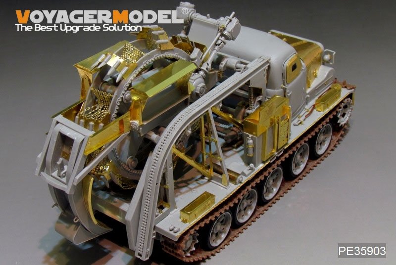 Véhicule de terrassement à grande vitesse russe BTM-3, modèle Voyager PE35903, pour TRUMPETER, échelle 1/35 – image 3